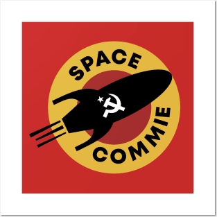 Space Commie Posters and Art